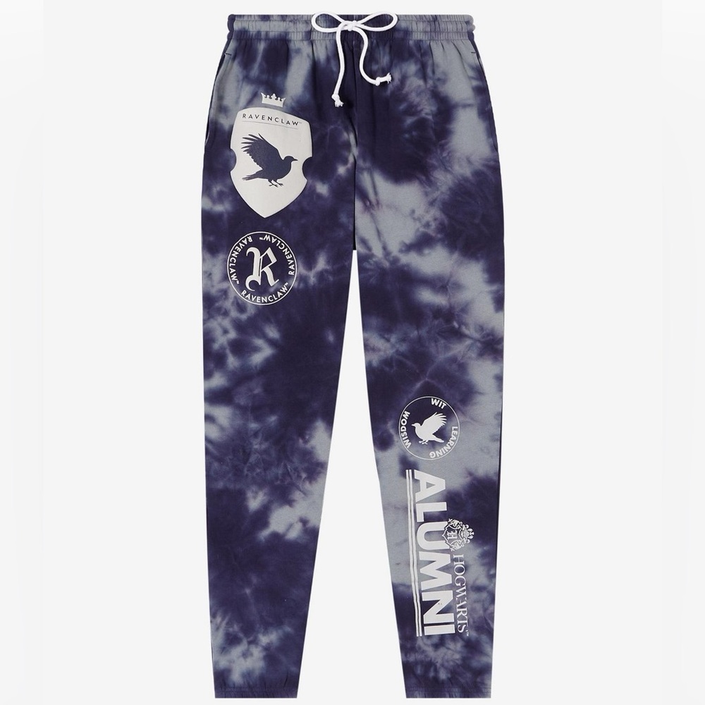 Harry Potter Ravenclaw Alumni Tie-Dye Wash Joggers BoxLunch Exclusive Unisex S